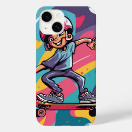 Funda Para iPhone 14 De Case-Mate Amor en las ruedas - Diseño de corazón para el Ska