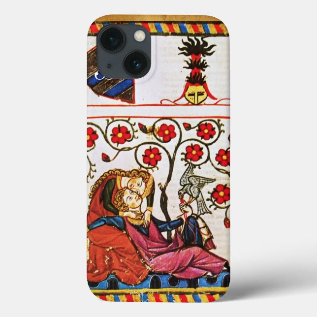 Funda De Case-Mate Para iPhone AMOR ETERNO MONOGRAMA pergamino (Reverso)