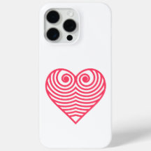 Amor Hipnótico – Corazón Contorneado Rojo Minimali