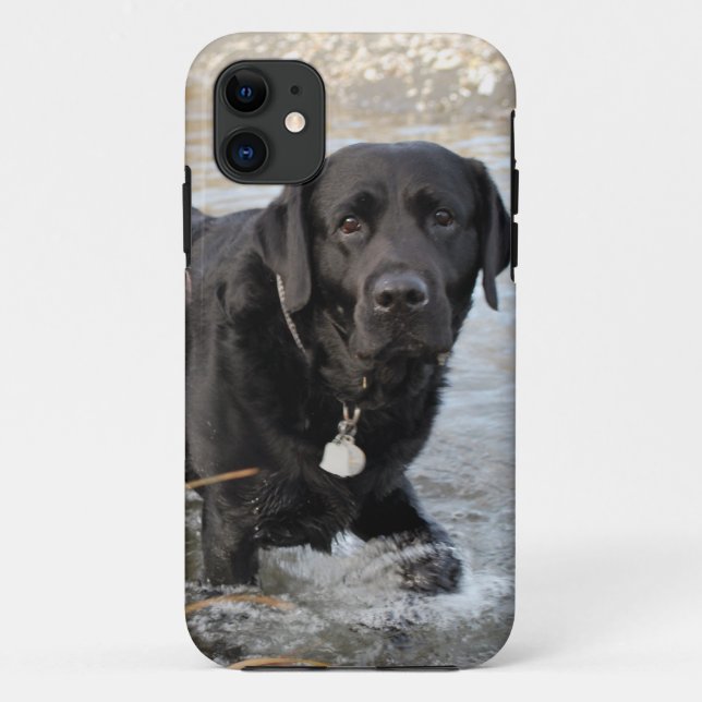 Funda De Case-Mate Para iPhone Amor negro del laboratorio (Reverso)