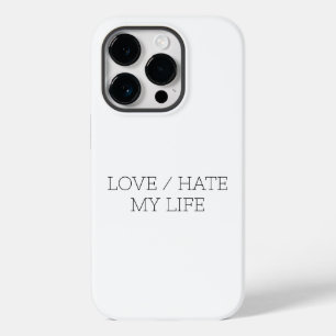 Funda Para iPhone 14 Pro De Case-Mate Amor/Odiar mi vida
