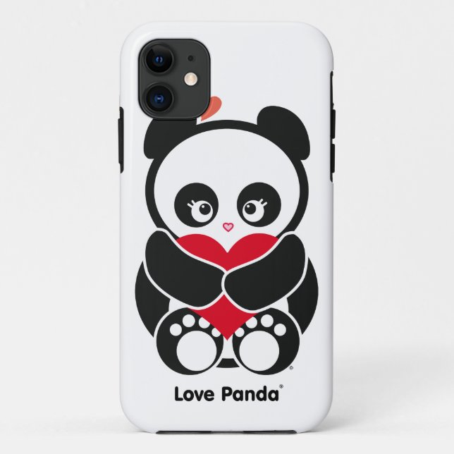 Funda De Case-Mate Para iPhone Amor Panda® (Reverso)