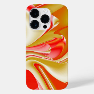 Funda Para iPhone 14 Pro De Case-Mate Amor y Oro Abstracto 3D Arcoíris