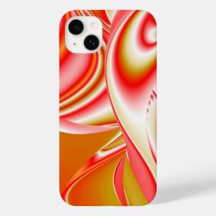 Funda Para iPhone 14 Plus De Case-Mate Amor y Oro Arte de Arcoíris Abstracto 3D