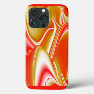 Funda Para iPhone 13 Pro Amor y Oro Arte de Arcoíris Abstracto 3D