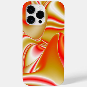 Funda Para iPhone 14 Pro Max De Case-Mate Amor y Oro Arte de Arcoíris Abstracto 3D