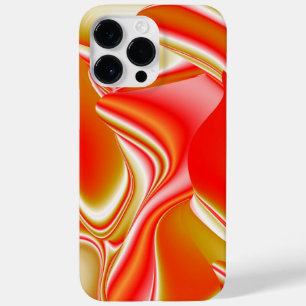Funda Para iPhone 14 Pro Max De Case-Mate Amor y Oro Arte de Arcoíris Abstracto 3D