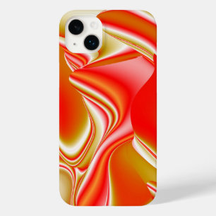 Funda Para iPhone 14 Plus De Case-Mate Amor y Oro Arte de Arcoíris Abstracto 3D