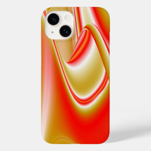 Funda Para iPhone 14 De Case-Mate Amor y Oro Arte de Arcoíris Abstracto 3D