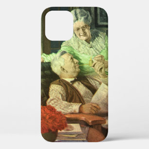 Funda Para iPhone 12 Amor y romance vintage; Abuelos románticos