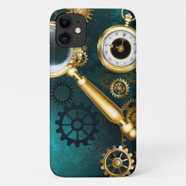 Funda De Case-Mate Para iPhone Ampliador en estilo Steampunk (Reverso)