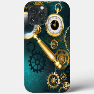 Funda Para iPhone 13 Pro Max Ampliador en estilo Steampunk