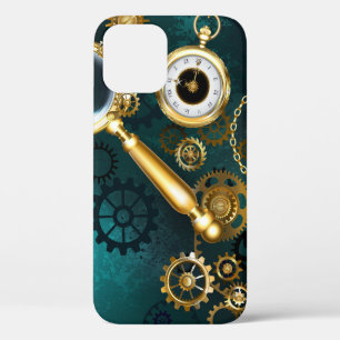 Funda Para iPhone 12 Ampliador en estilo Steampunk