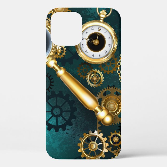 Funda De Case-Mate Para iPhone Ampliador en estilo Steampunk (Reverso )