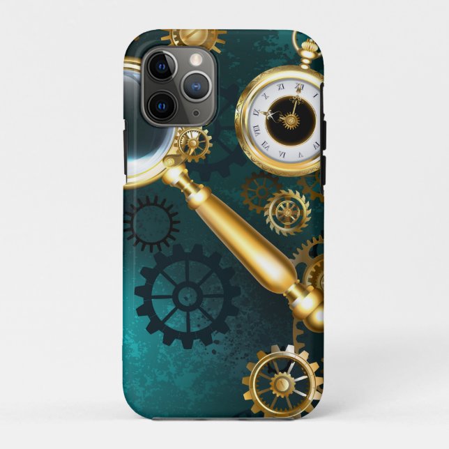 Funda De Case-Mate Para iPhone Ampliador en estilo Steampunk (Reverso)