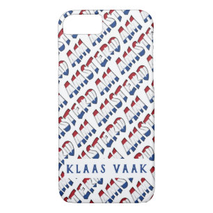 Funda Para iPhone 8/7 Ámsterdam Pattern Holandés Colores Añadir nombre