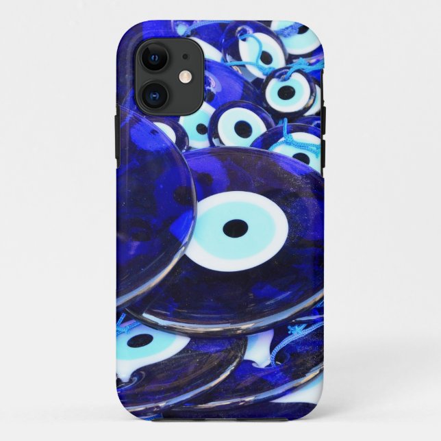 Funda De Case-Mate Para iPhone Amullos Blue Evil Eye (Reverso)
