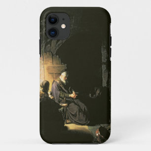 Funda Para iPhone 11 Ana y el Tobit ciego, c.1630 (aceite en el panel)