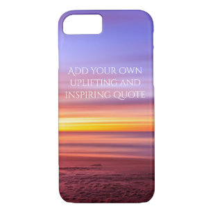 Funda Para iPhone 8/7 Añada su propia imagen inspiradora de la playa de