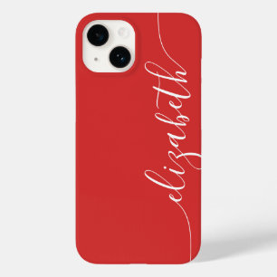 Funda Para iPhone 14 De Case-Mate Añada su rojo conocido de la escritura el
