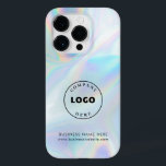 Funda Para iPhone 14 Pro De Case-Mate Añadir logotipo comercial Holográfico Personalizad<br><div class="desc">Logotipo comercial y dirección de retorno DIY Estuche de teléfono moderno que puede editar y reemplazar fácilmente con su logotipo comercial haciendo clic en el botón "Personalizar". La forma perfecta de anunciar su negocio o como una franja para empleados y clientes. No hay pedidos mínimos ni cargos de configuración para...</div>
