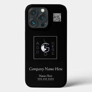 Funda Para iPhone 13 Pro Añadir logotipo Guión blanco Minimalista moderno C