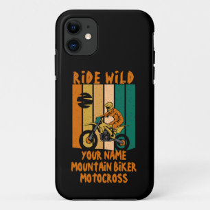 Funda Para iPhone 11 Añadir nombre cambiar TODO el ciclismo de montaña 