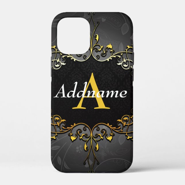 Funda De Case-Mate Para iPhone Añadir su nombre e inicial (Reverso )