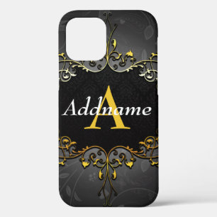 Funda Para iPhone 12 Añadir su nombre e inicial