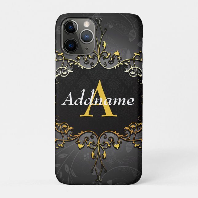 Funda De Case-Mate Para iPhone Añadir su nombre e inicial (Reverso)