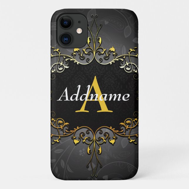 Funda De Case-Mate Para iPhone Añadir su nombre e inicial (Reverso)
