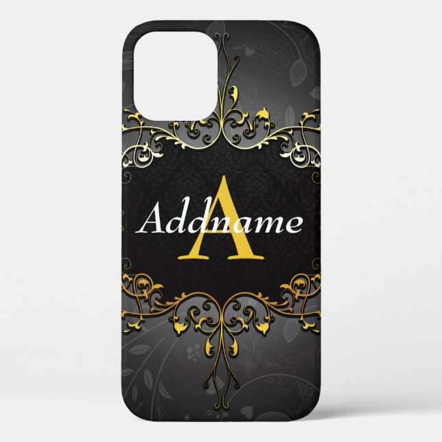 Funda De Case-Mate Para iPhone Añadir su nombre e inicial (Reverso )