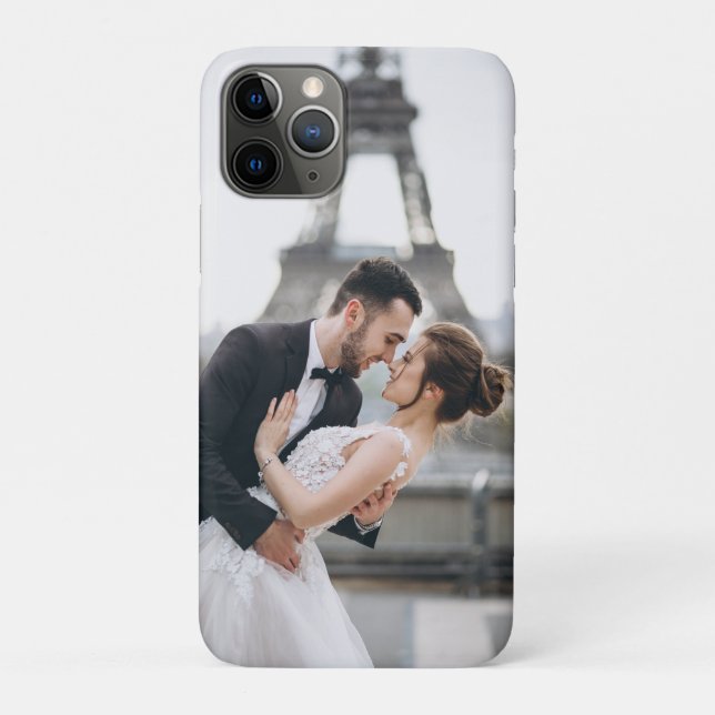 Funda De Case-Mate Para iPhone Añadir su propia foto Personalizado | BODA (Reverso)