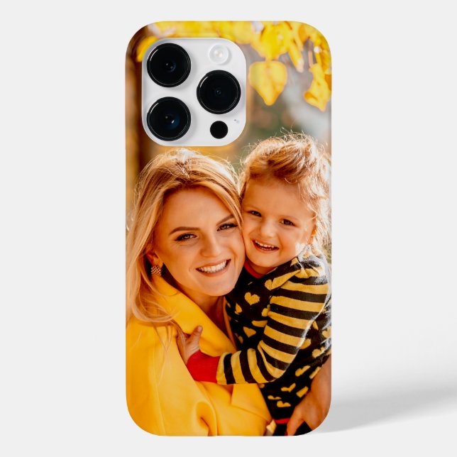 Funda De Case-Mate Para iPhone Añadir su propia foto | Plantilla (Reverso )
