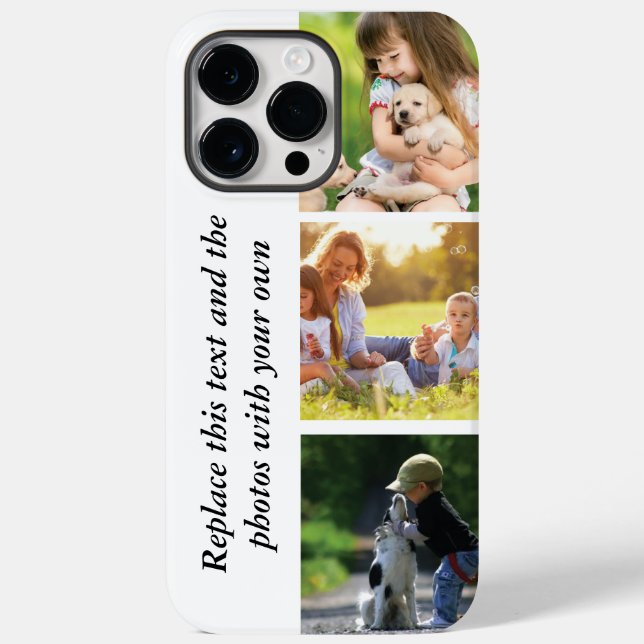 Funda De Case-Mate Para iPhone Añadir su propio texto y fotos (Reverso )