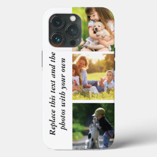 Funda Para iPhone 13 Pro Añadir su propio texto y fotos