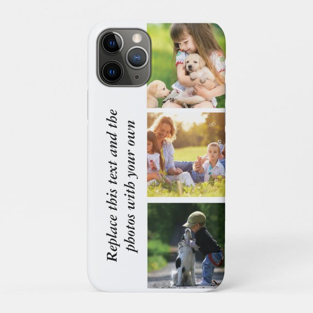 Funda De Case-Mate Para iPhone Añadir su propio texto y fotos (Reverso)