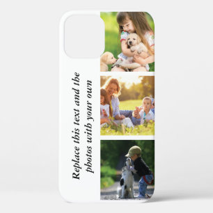 Funda Para iPhone 12 Añadir su propio texto y fotos