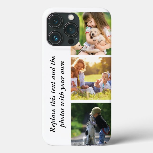 Funda De Case-Mate Para iPhone Añadir su propio texto y fotos (Reverso )