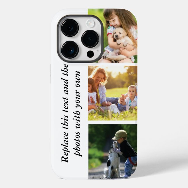 Funda De Case-Mate Para iPhone Añadir su propio texto y fotos (Reverso )