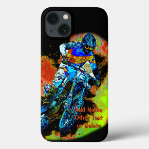 Funda Para iPhone 13 Añadir texto de nombre (o eliminar) suciedad del m