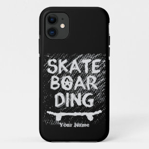 Funda Para iPhone 11 Añadir un nombre para el Skateboarding