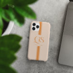 Funda Para iPhone 15 Pro Max Anaranjado | Monograma de bandas de moda<br><div class="desc">Elevar su estilo diario con el Naranja | Moda Stripes Monograma estuche de teléfono, donde la elegancia se une a la expresión personal. Este funda muestra un magnífico monograma con audaces y clásicas iniciales del serif, que se muestran de forma destacada en el centro, con su nombre escrito elegantemente a...</div>