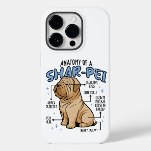 FUNDA PARA iPhone 14 PRO DE Case-Mate ANATOMÍA DE UN PERRO SHARPEI