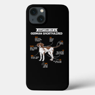 Funda Para iPhone 13 Anatomía De Un Regalo De Perro Gracioso Alemán D