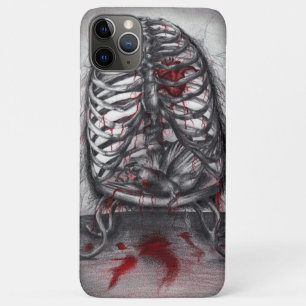 Funda Para iPhone 11 Pro Max Anatomía en jaula vacía arte en jaula de horror gó