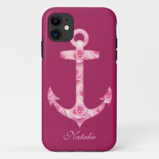 Anchor iPhone 5 funda Floral rosa flor