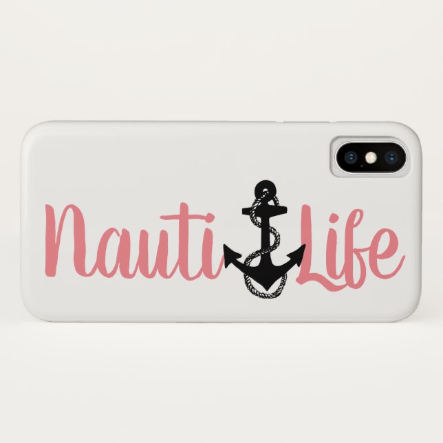 Funda De Case-Mate Para iPhone ANCHOR náutico + NAUTI LIFE | (Reverso (horizontal))