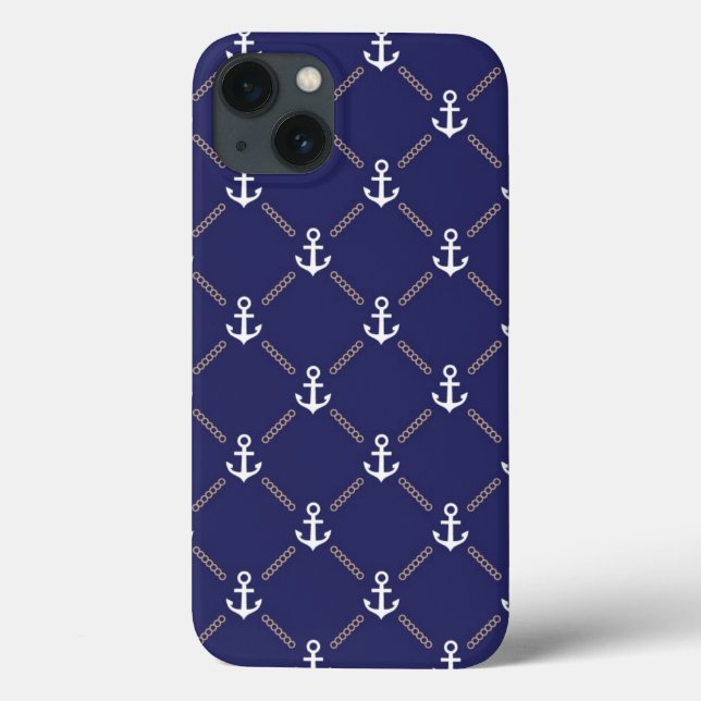 Funda De Case-Mate Para iPhone Anchor pattern (Reverso)