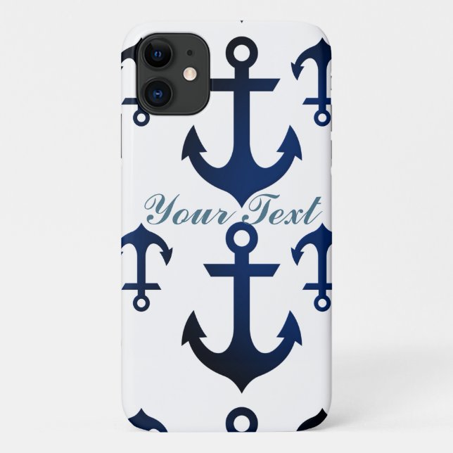Funda De Case-Mate Para iPhone Anchors Ahoy Nautical (Reverso)